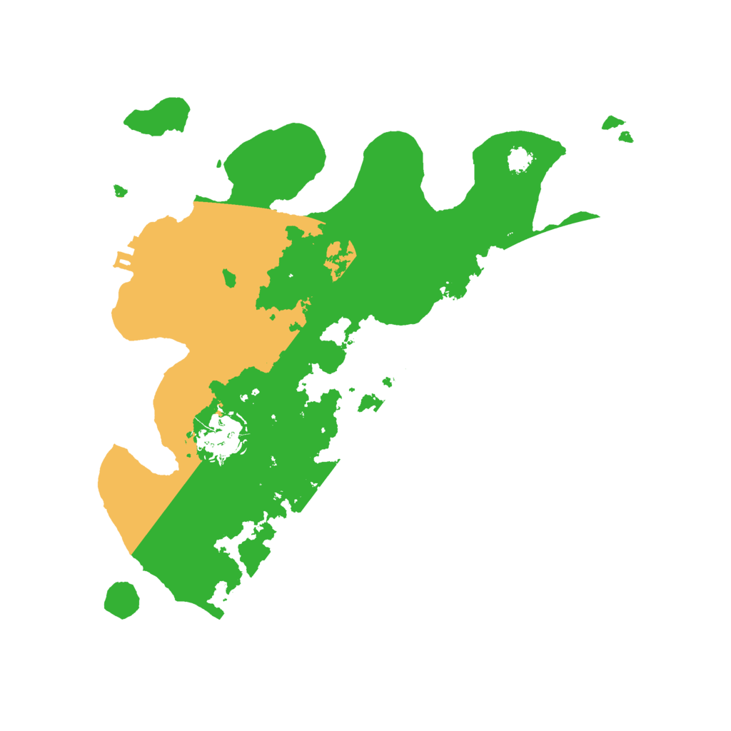 Biome Rust Map: Procedural Map, Size: 2700, Seed: 568394