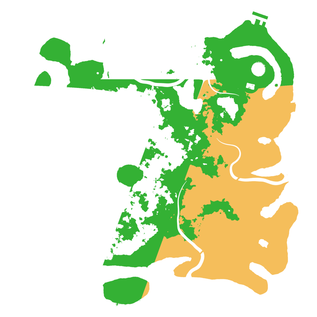 Biome Rust Map: Procedural Map, Size: 4000, Seed: 2023610