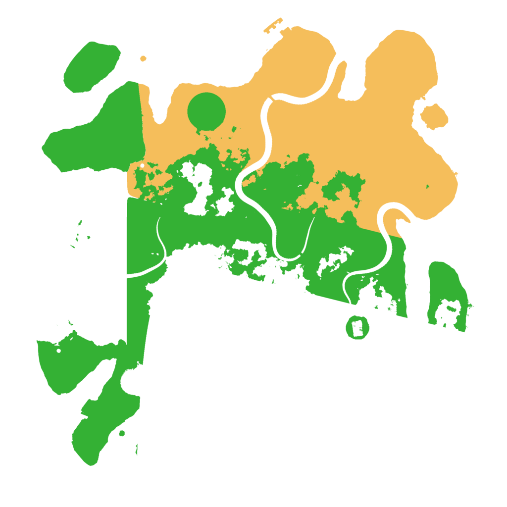 Biome Rust Map: Procedural Map, Size: 3500, Seed: 469390327