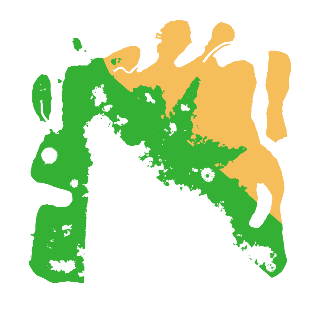 Biome Rust Map: Procedural Map, Size: 3500, Seed: 39580313