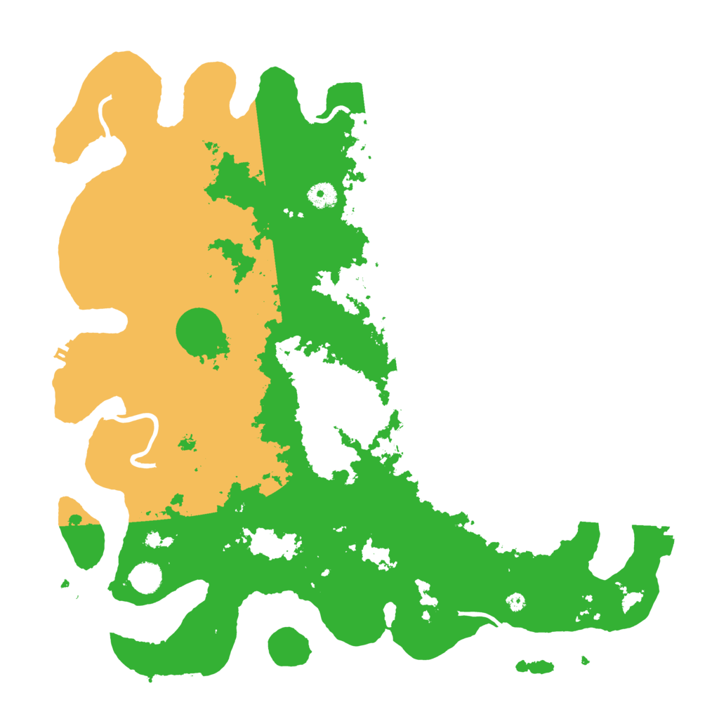 Biome Rust Map: Procedural Map, Size: 4100, Seed: 95338484