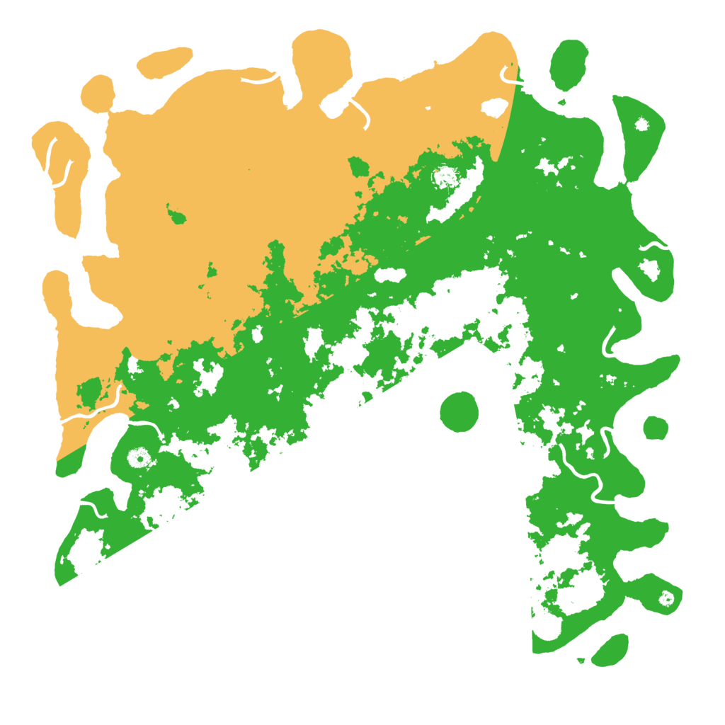 Biome Rust Map: Procedural Map, Size: 5000, Seed: 4566