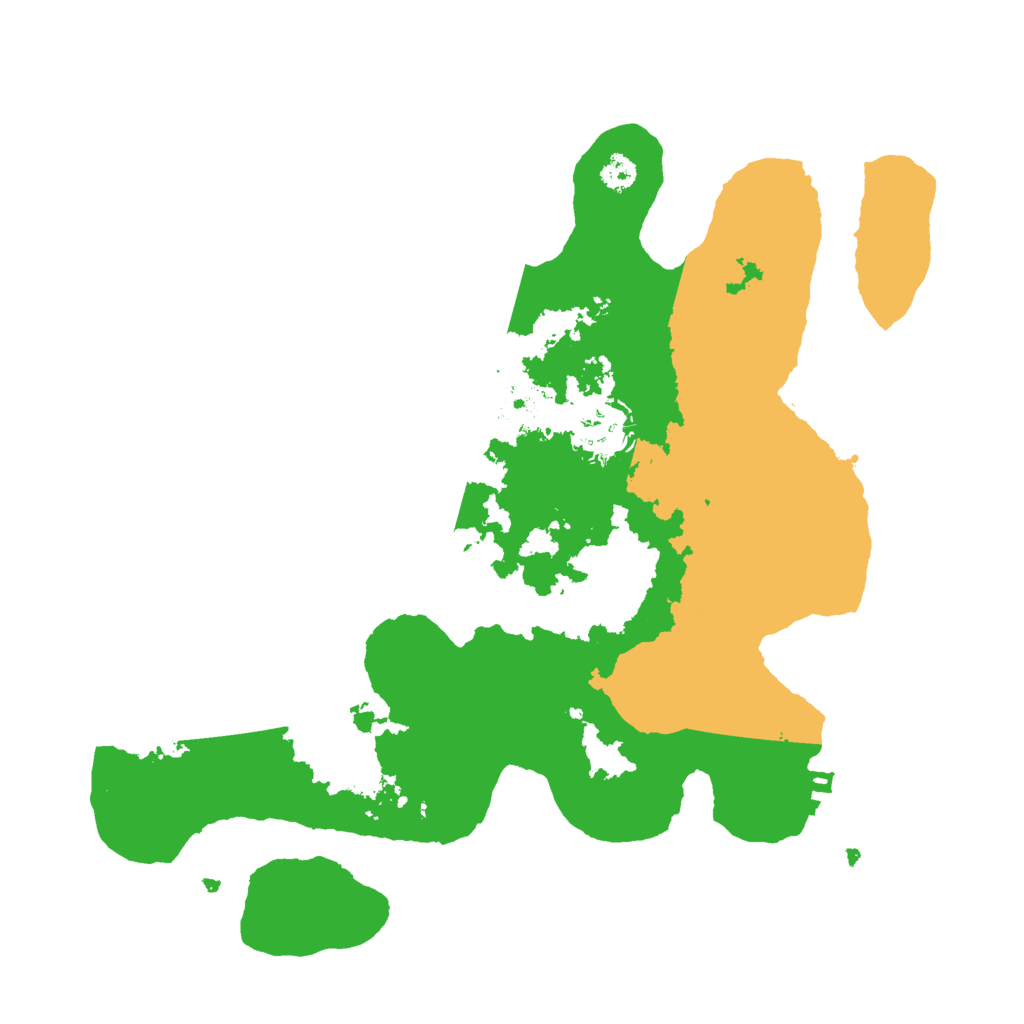 Biome Rust Map: Procedural Map, Size: 3000, Seed: 47876