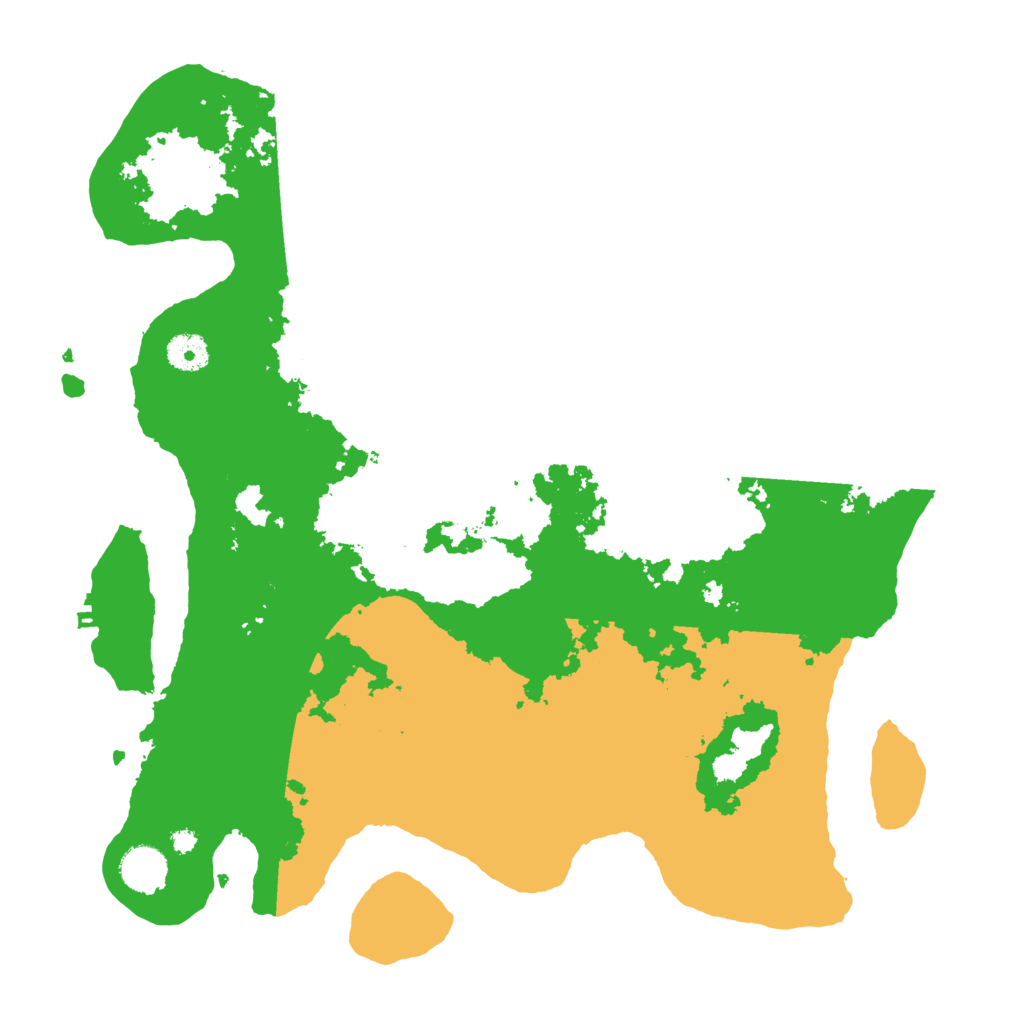 Biome Rust Map: Procedural Map, Size: 3900, Seed: 69408418