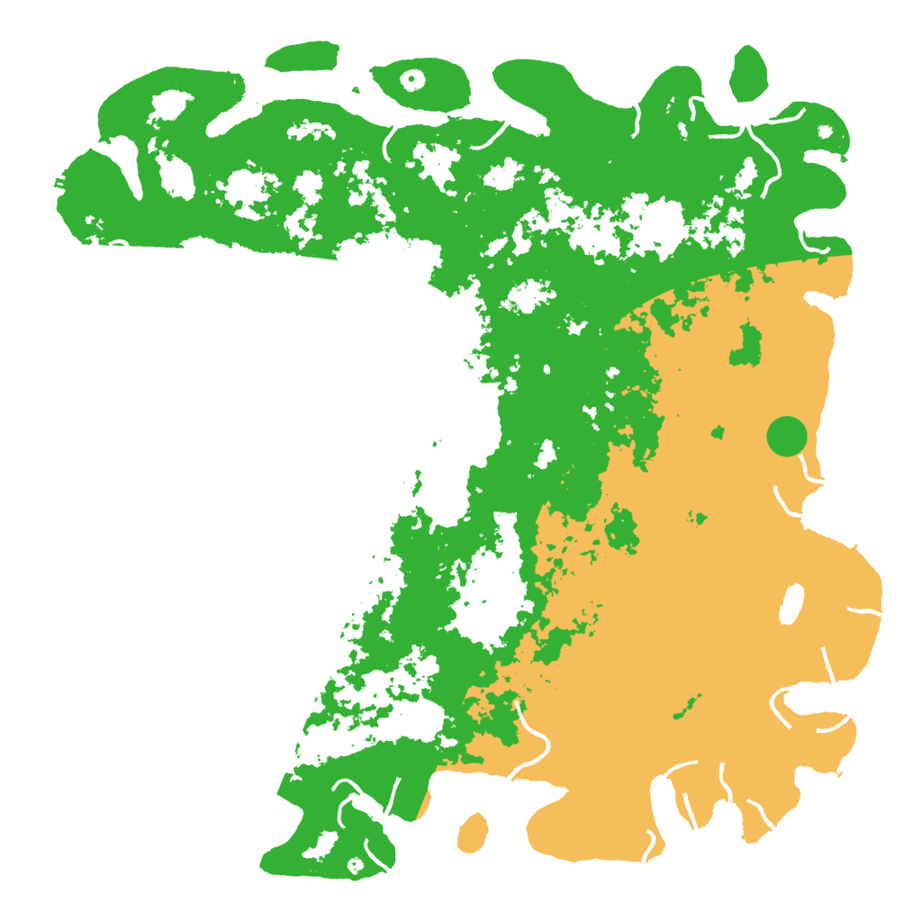 Biome Rust Map: Procedural Map, Size: 6000, Seed: 88454