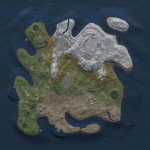 Thumbnail Rust Map: Procedural Map, Size: 2900, Seed: 69, 12 Monuments