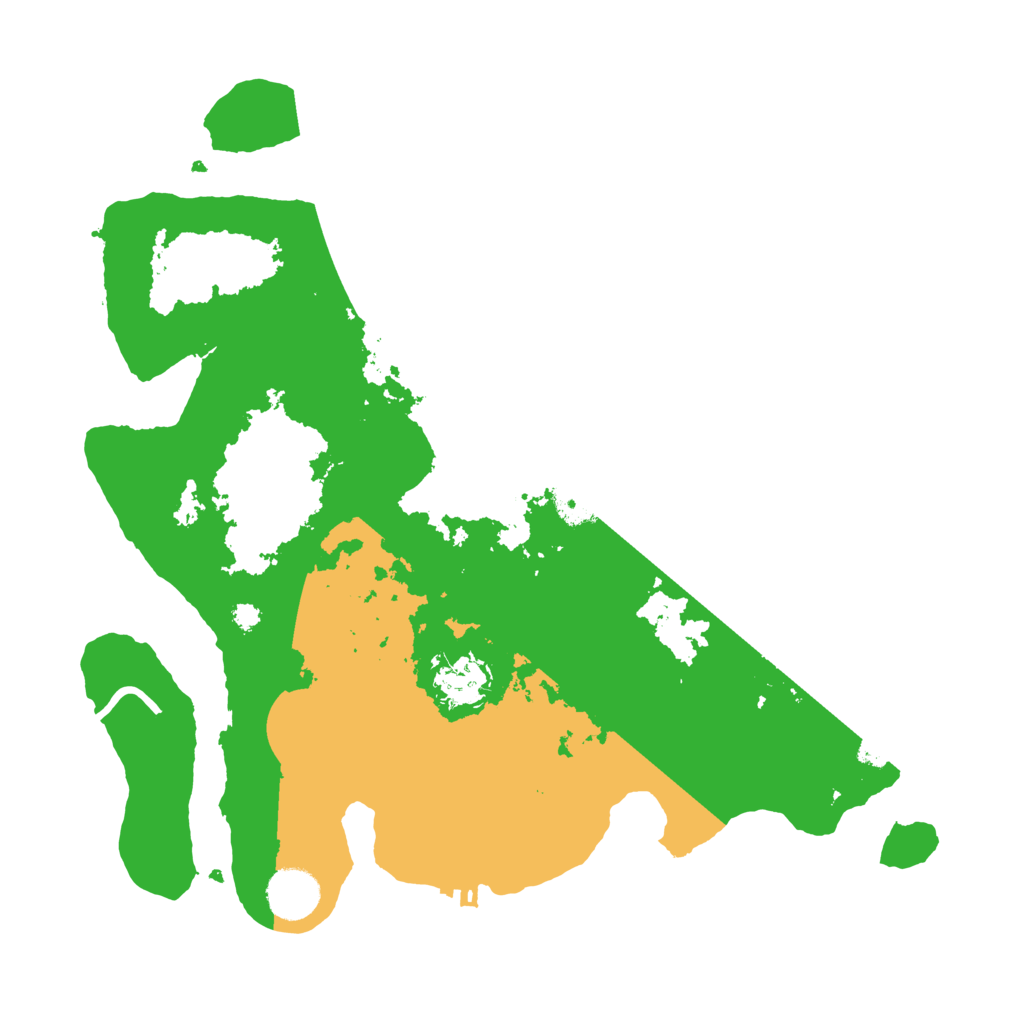 Biome Rust Map: Procedural Map, Size: 3500, Seed: 1680515729