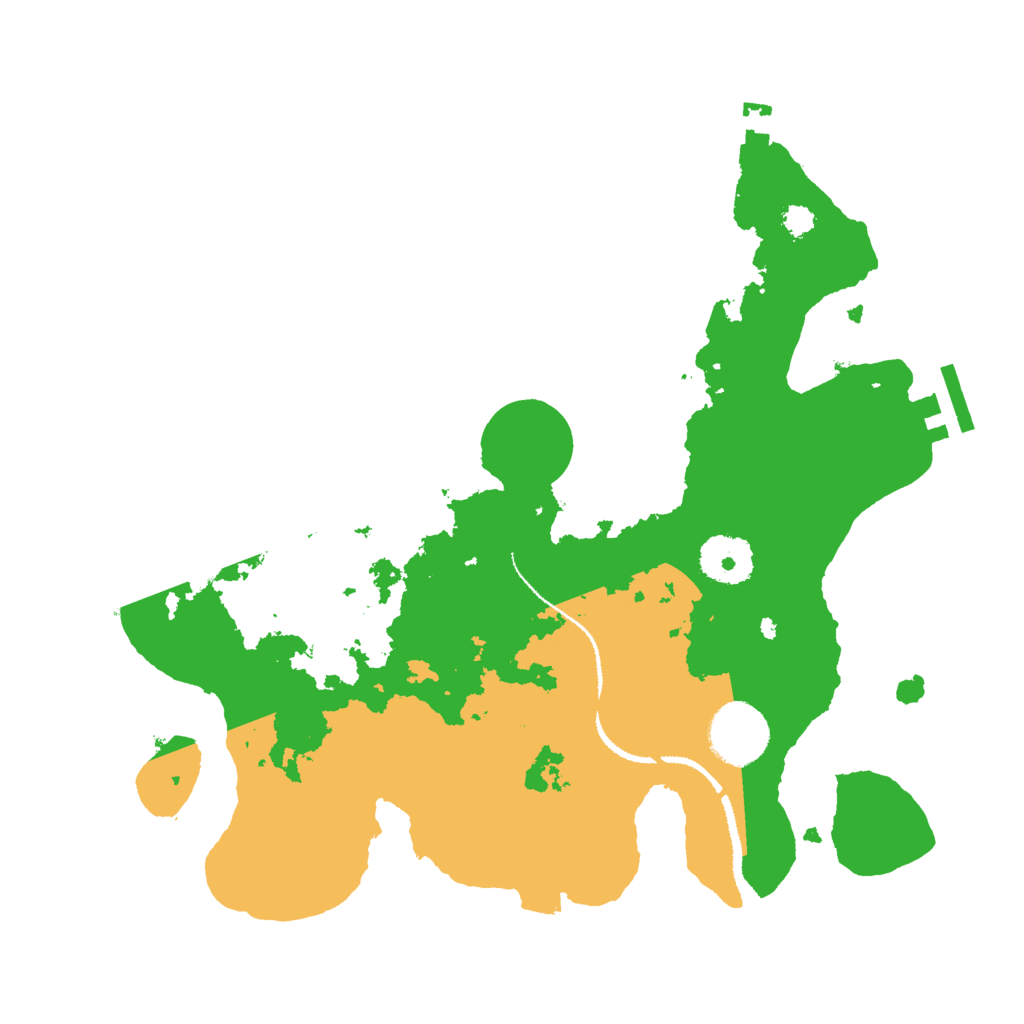 Biome Rust Map: Procedural Map, Size: 3000, Seed: 1446812805