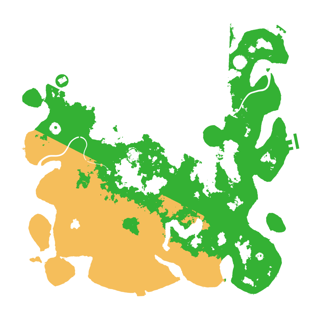 Biome Rust Map: Procedural Map, Size: 4100, Seed: 88564006
