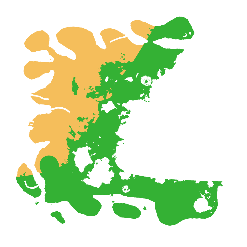 Biome Rust Map: Procedural Map, Size: 3500, Seed: 5670