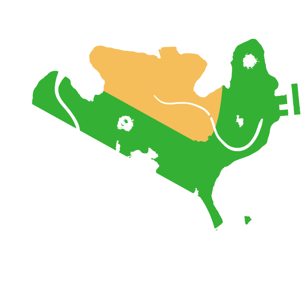 Biome Rust Map: Procedural Map, Size: 2000, Seed: 366167677