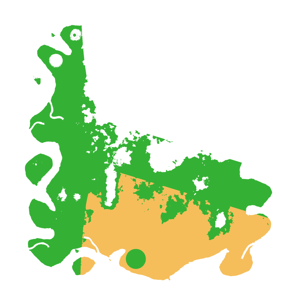 Biome Rust Map: Procedural Map, Size: 3991, Seed: 13825