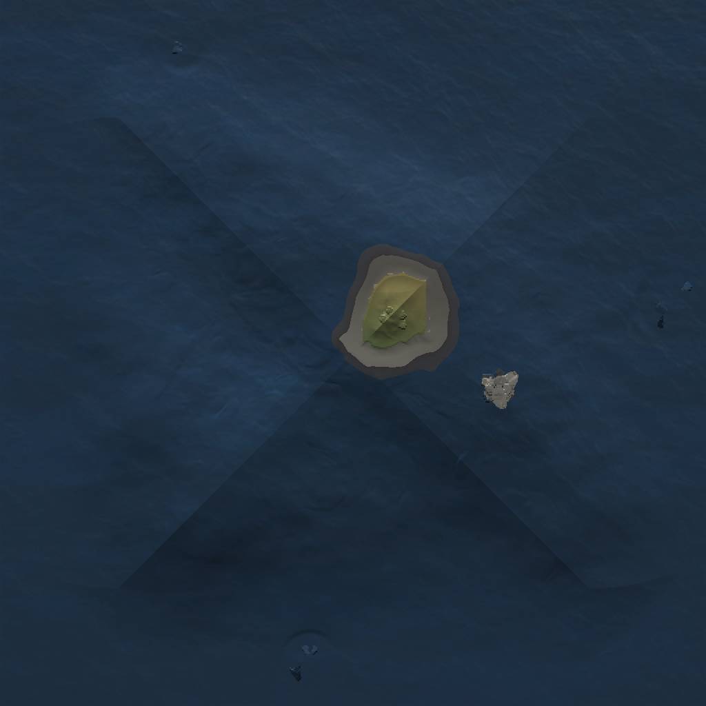 Rust Map: Procedural Map, Size: 1000, Seed: 16104126, 3 Monuments