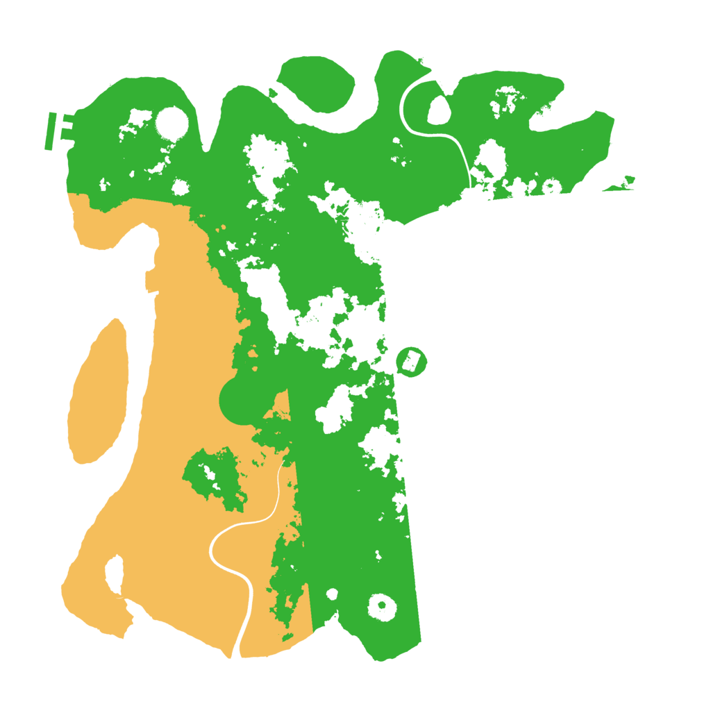 Biome Rust Map: Procedural Map, Size: 3800, Seed: 32752207