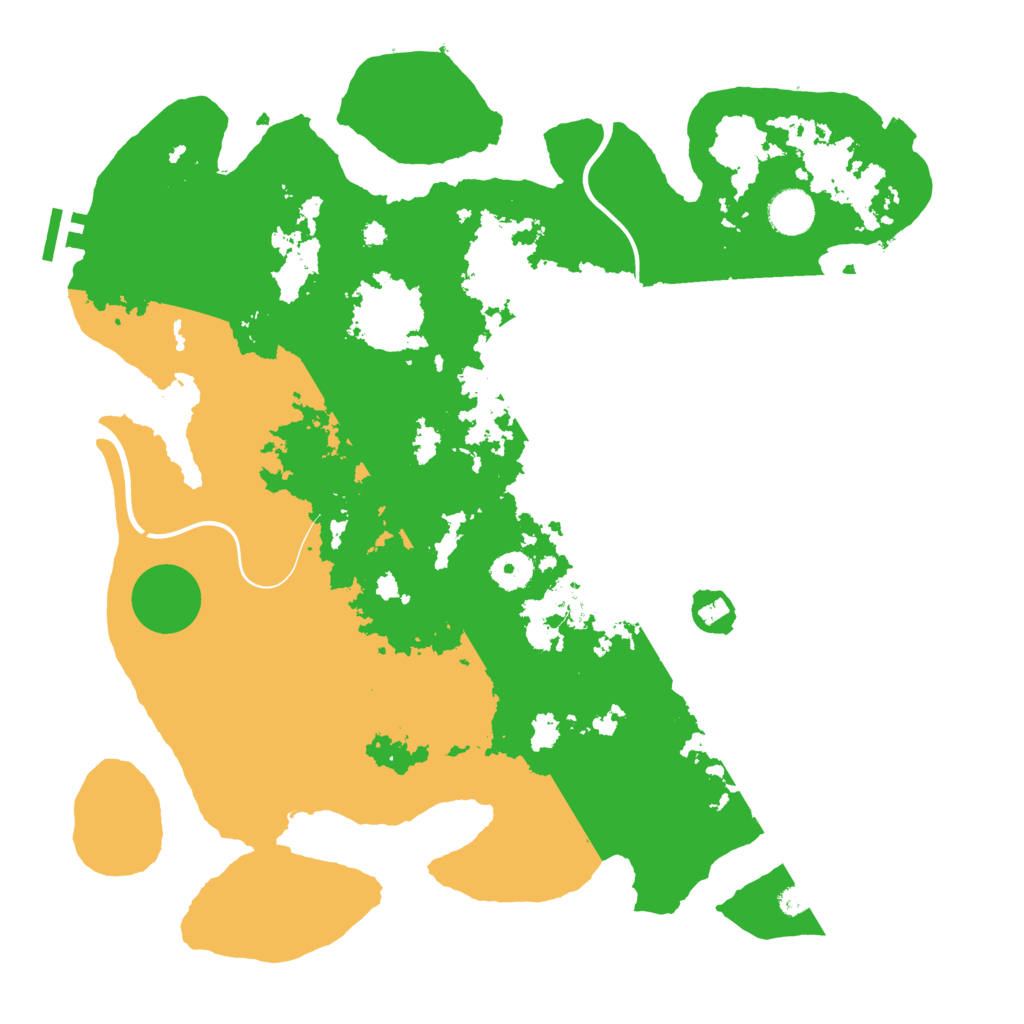 Biome Rust Map: Procedural Map, Size: 3900, Seed: 34104659