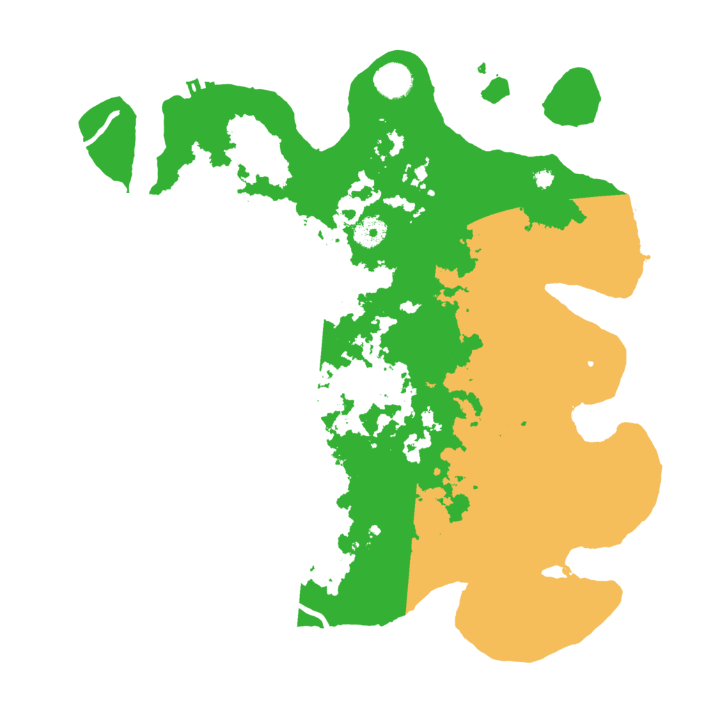 Biome Rust Map: Procedural Map, Size: 3500, Seed: 2767412
