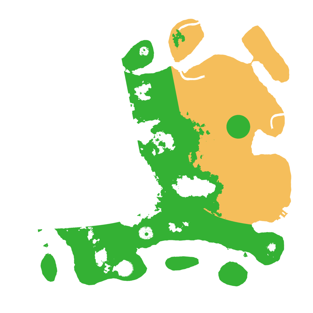 Biome Rust Map: Procedural Map, Size: 3500, Seed: 412642559
