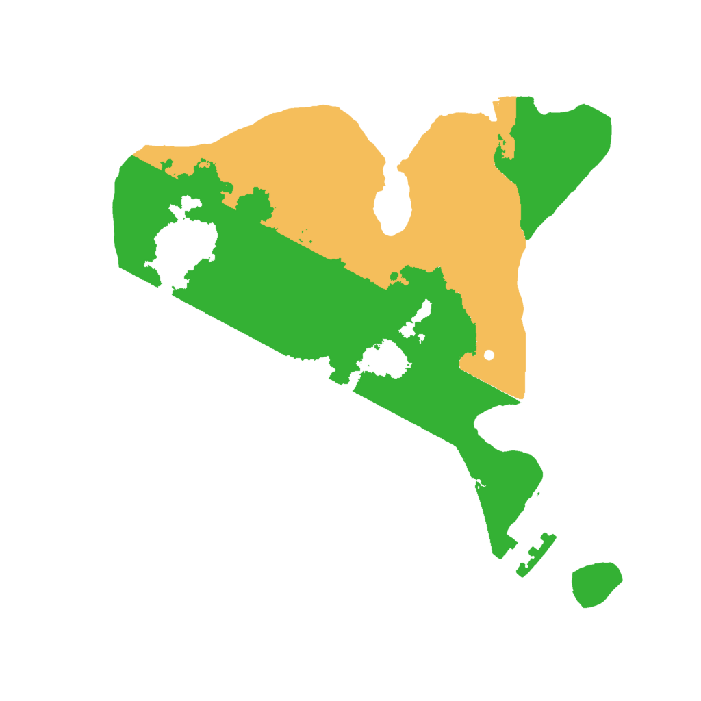 Biome Rust Map: Procedural Map, Size: 2000, Seed: 4555