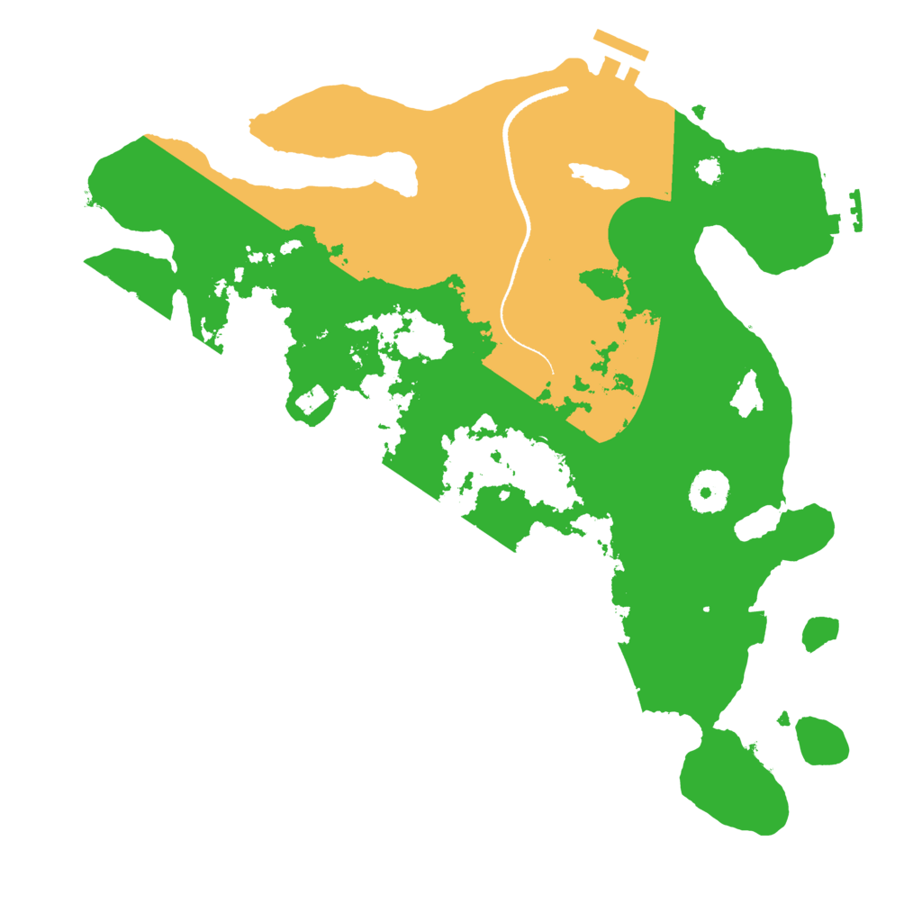 Biome Rust Map: Procedural Map, Size: 3300, Seed: 1876008877
