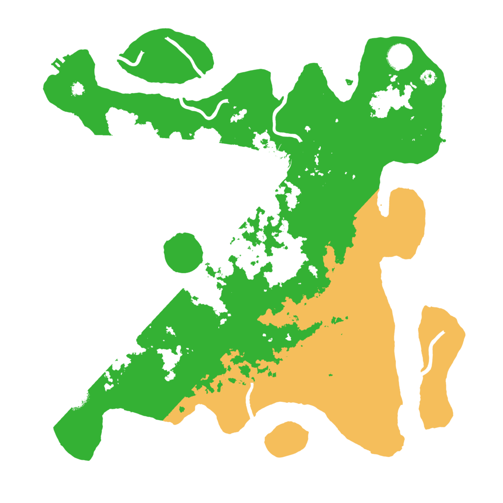 Biome Rust Map: Procedural Map, Size: 3500, Seed: 1055944471