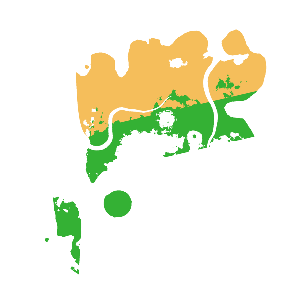 Biome Rust Map: Procedural Map, Size: 3000, Seed: 2071498396