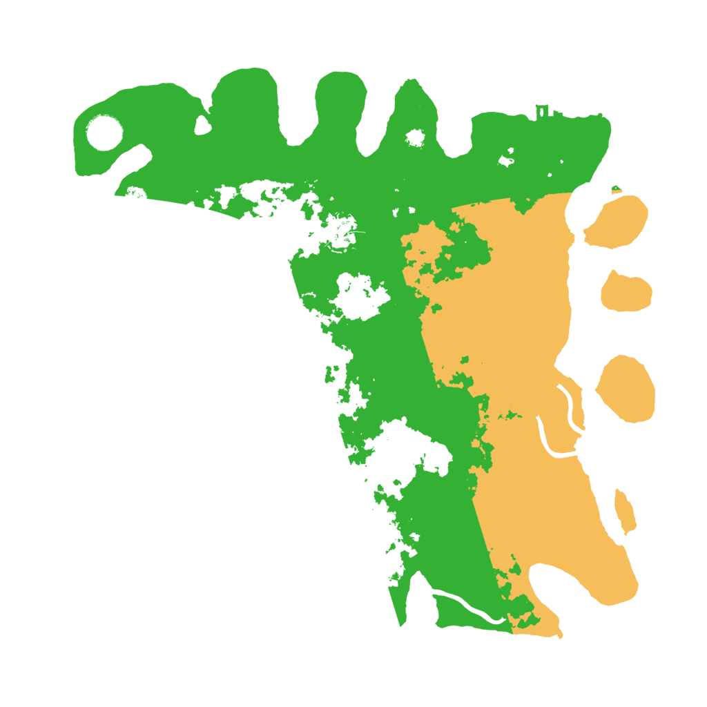 Biome Rust Map: Procedural Map, Size: 3500, Seed: 1705760135