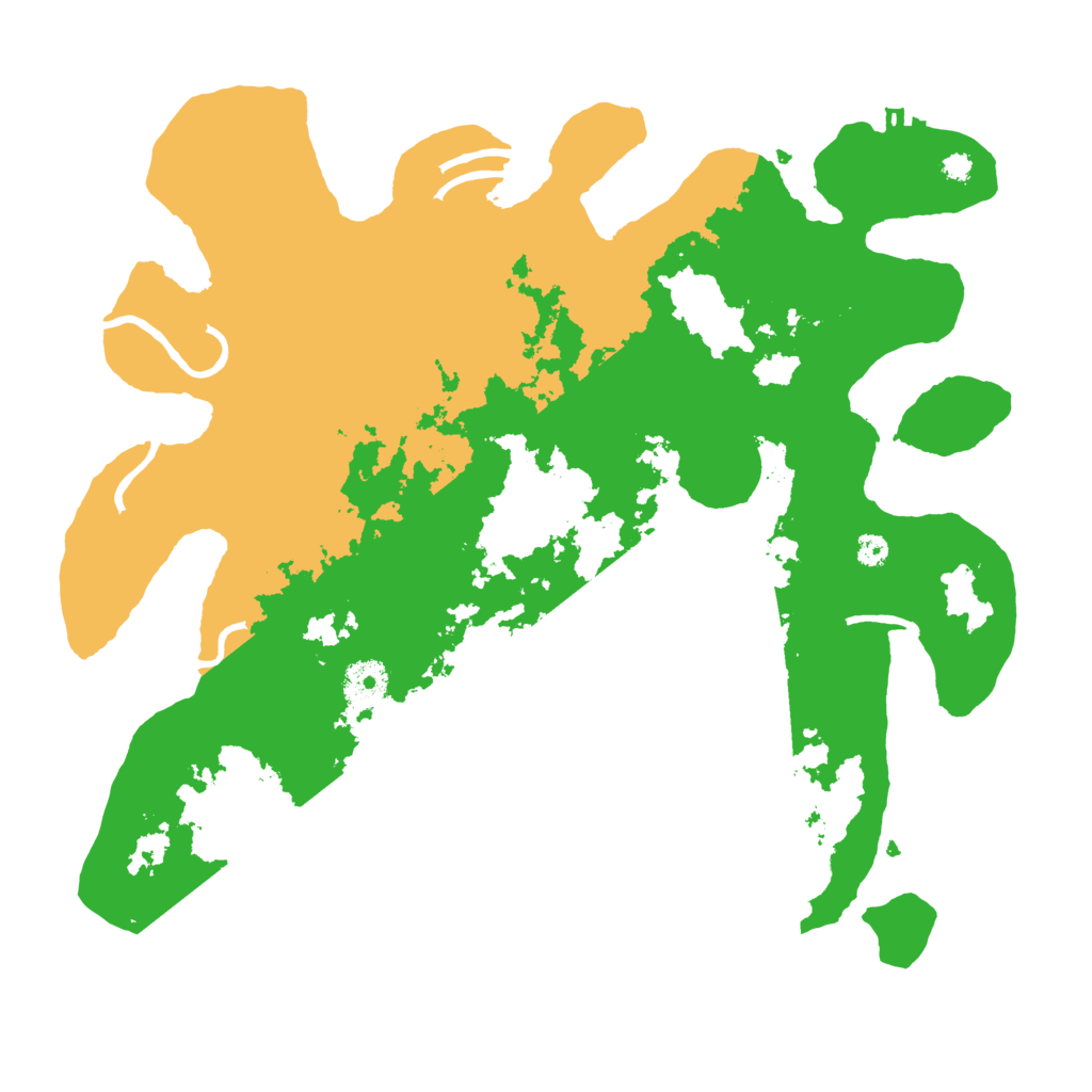 Biome Rust Map: Procedural Map, Size: 3500, Seed: 82651525