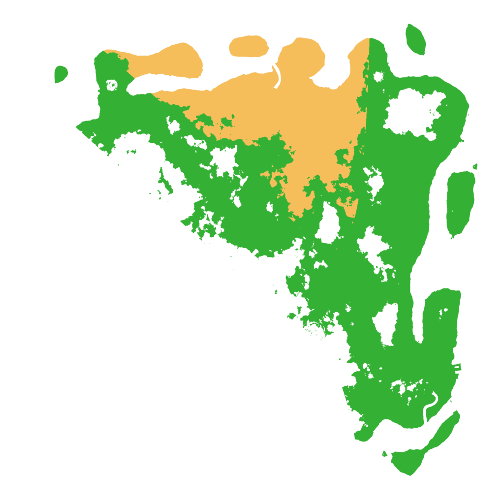 Biome Rust Map: Procedural Map, Size: 4500, Seed: 535752110