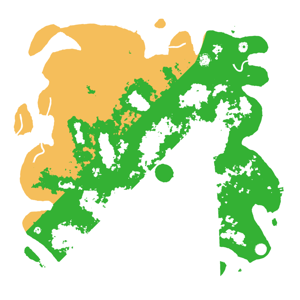 Biome Rust Map: Procedural Map, Size: 4500, Seed: 1293438531