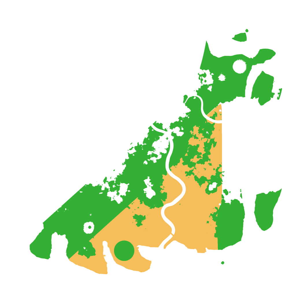 Biome Rust Map: Procedural Map, Size: 3850, Seed: 39372506