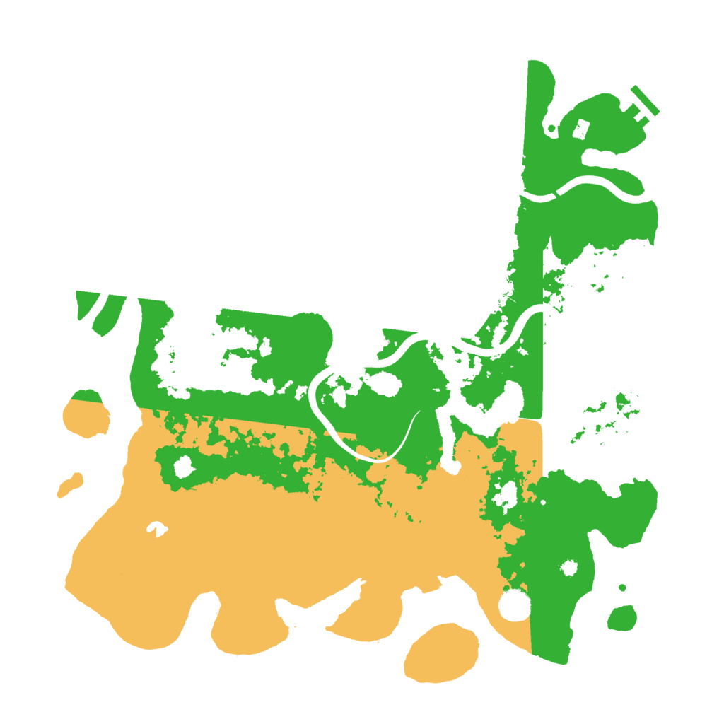 Biome Rust Map: Procedural Map, Size: 4000, Seed: 1295624730