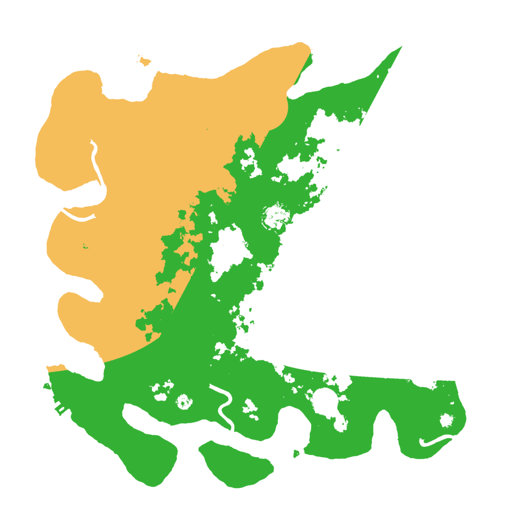 Biome Rust Map: Procedural Map, Size: 3500, Seed: 1992355891