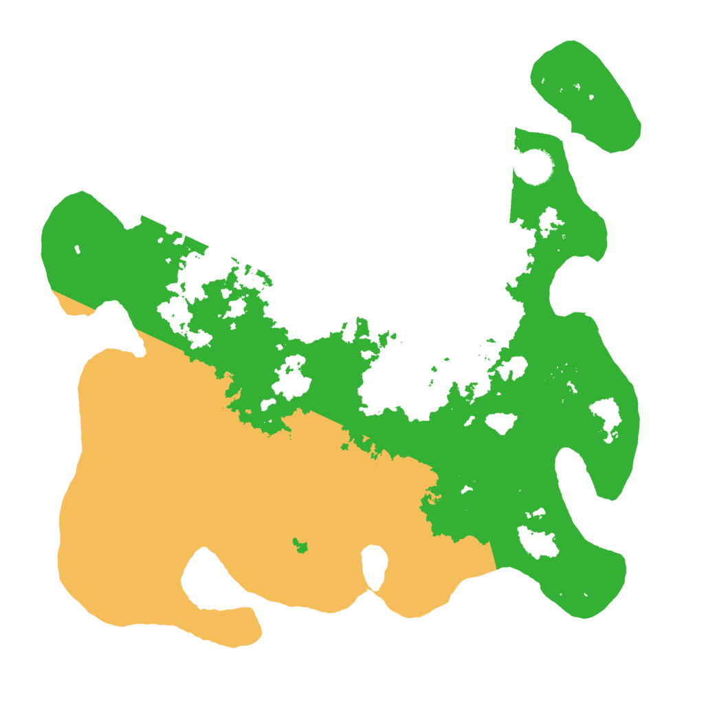 Biome Rust Map: Barren, Size: 3500, Seed: 838048501