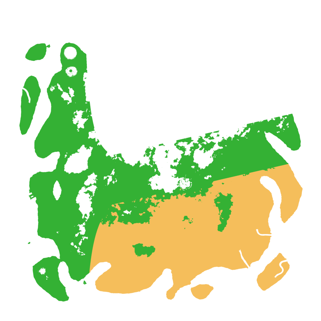 Biome Rust Map: Procedural Map, Size: 4500, Seed: 612881311