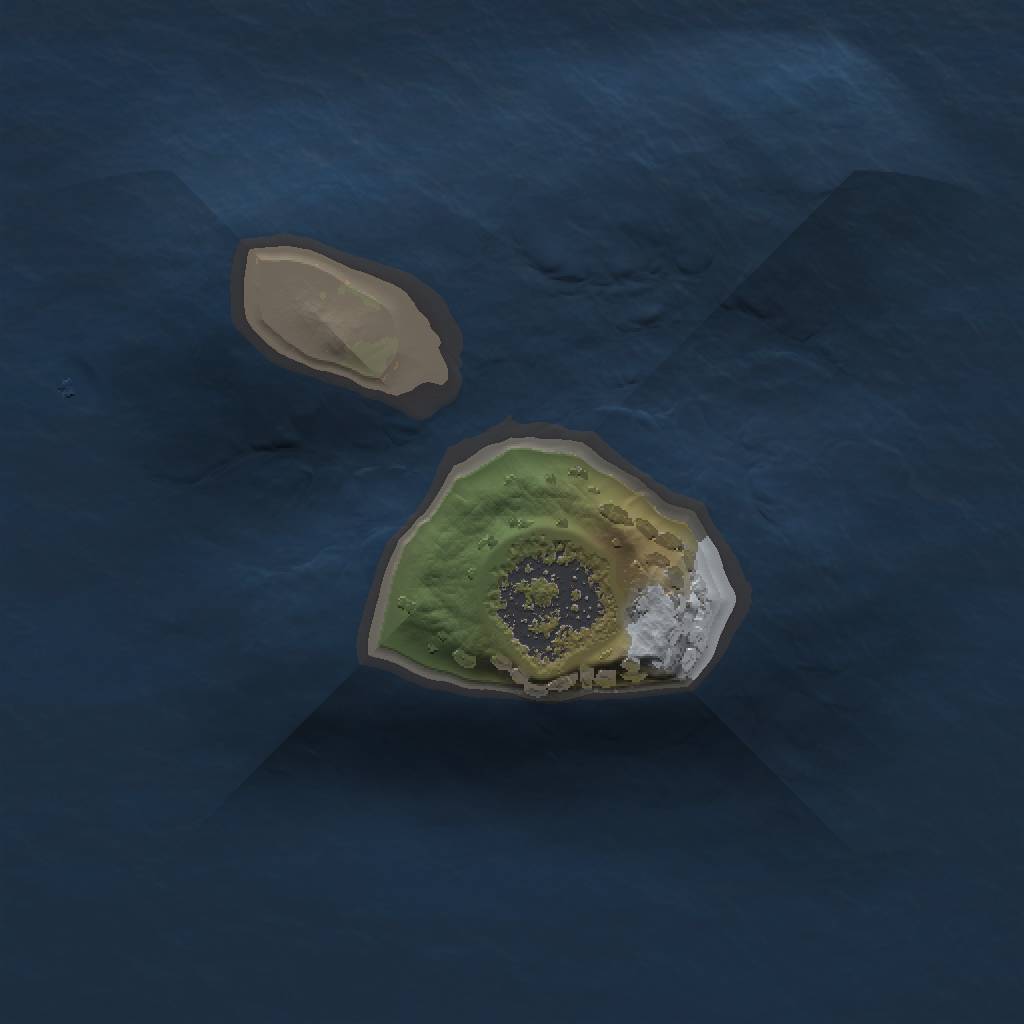 Rust Map: Procedural Map, Size: 1000, Seed: 496302308, 3 Monuments