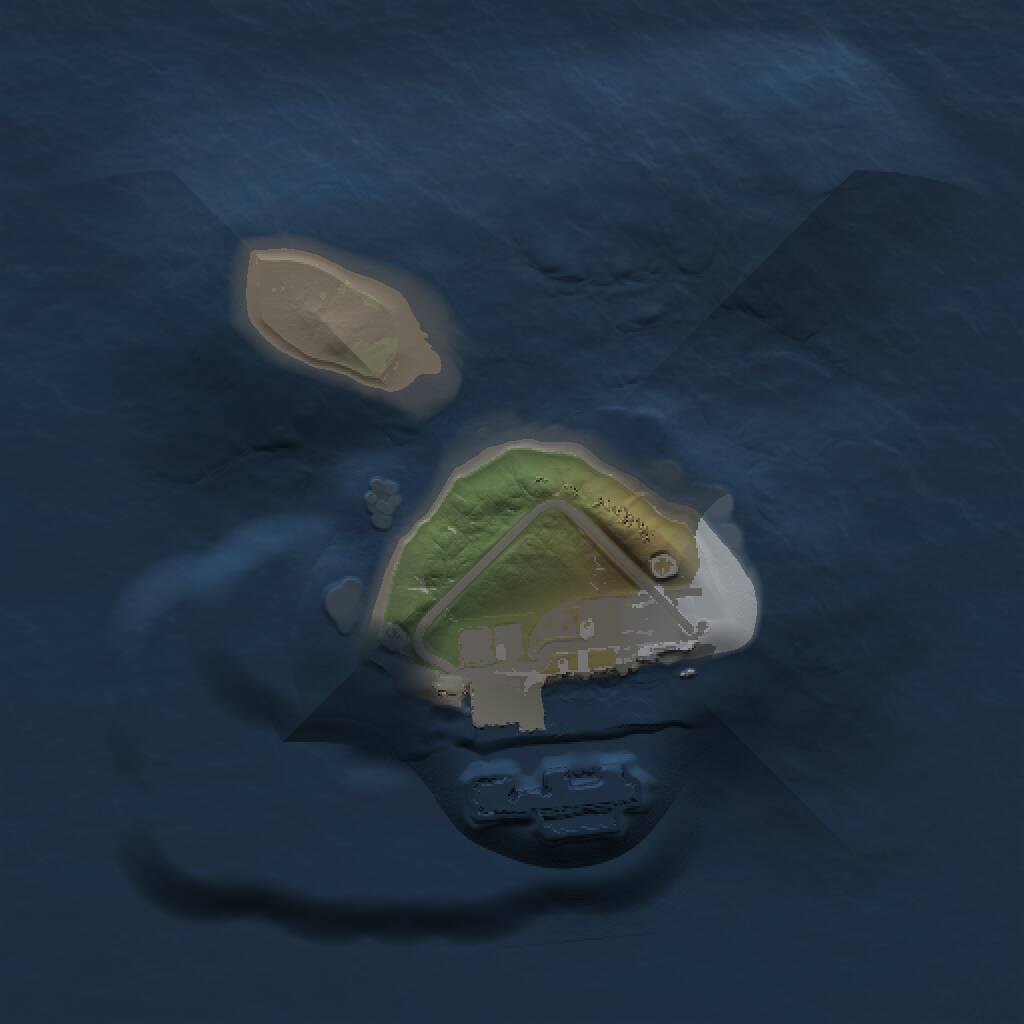 Rust Map: Procedural Map, Size: 1000, Seed: 496302308, 2 Monuments