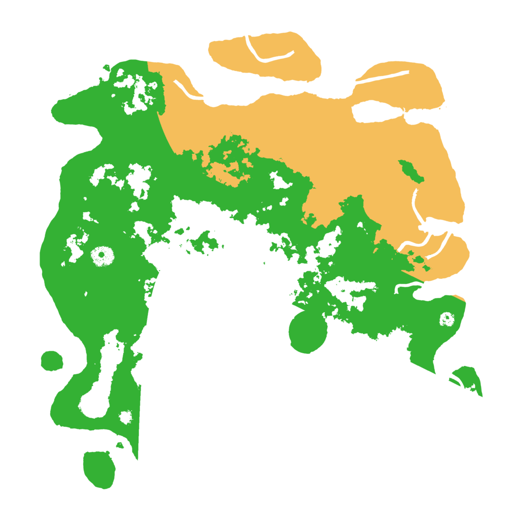 Biome Rust Map: Procedural Map, Size: 3600, Seed: 81200770