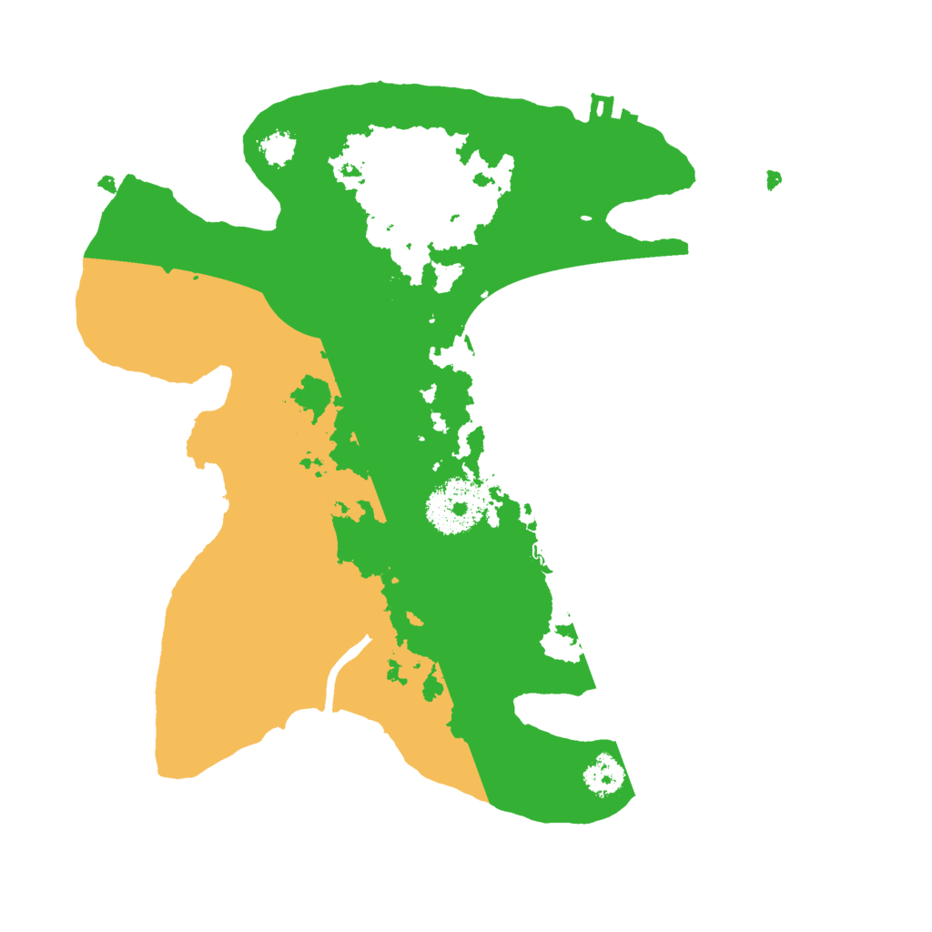 Biome Rust Map: Procedural Map, Size: 2500, Seed: 331944326