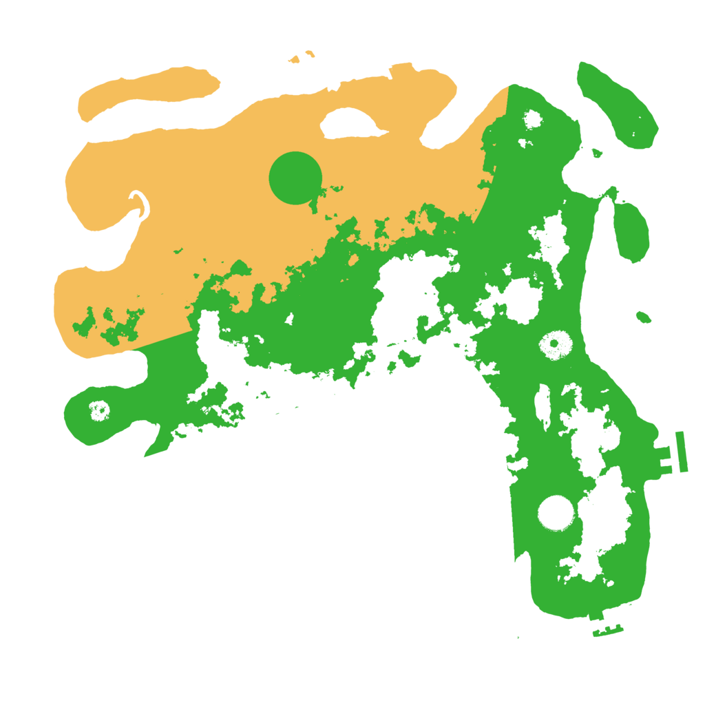 Biome Rust Map: Procedural Map, Size: 3500, Seed: 2086463094