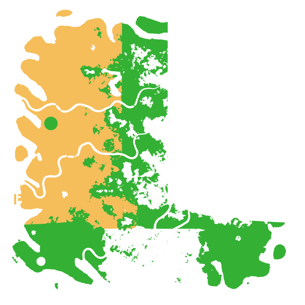 Biome Rust Map: Procedural Map, Size: 6000, Seed: 1852036316