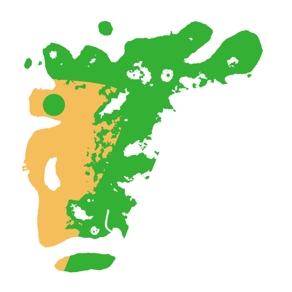 Biome Rust Map: Procedural Map, Size: 3500, Seed: 4294056