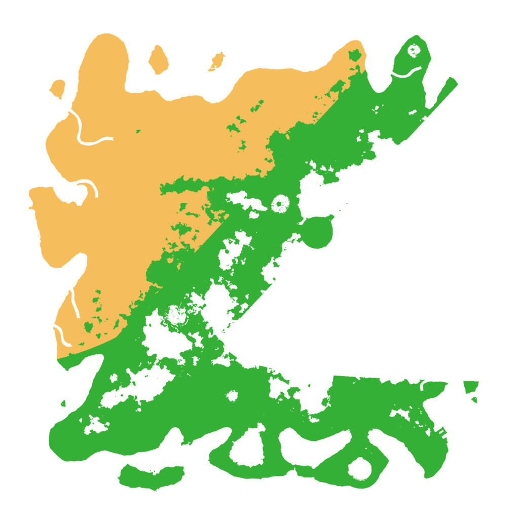 Biome Rust Map: Procedural Map, Size: 4300, Seed: 76483222