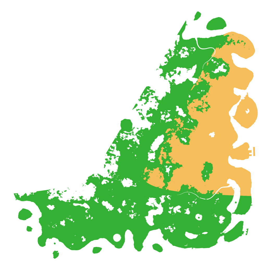 Biome Rust Map: Procedural Map, Size: 6000, Seed: 1456598826