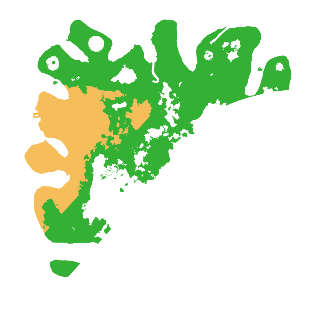 Biome Rust Map: Procedural Map, Size: 3500, Seed: 35398655