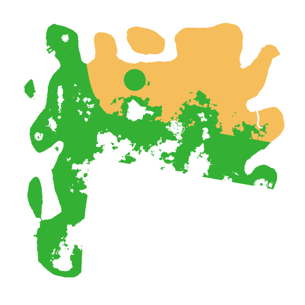 Biome Rust Map: Procedural Map, Size: 3700, Seed: 48815023