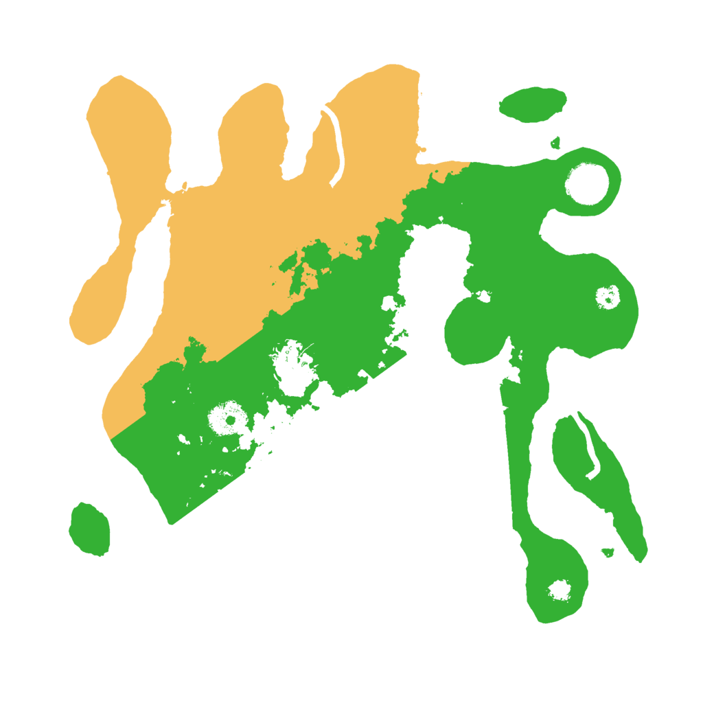 Biome Rust Map: Procedural Map, Size: 3000, Seed: 16485