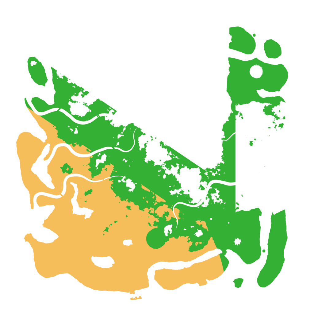 Biome Rust Map: Procedural Map, Size: 4250, Seed: 27125057