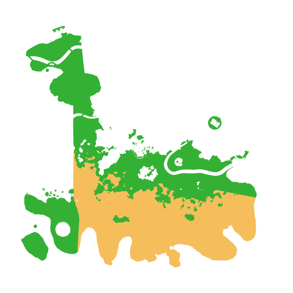 Biome Rust Map: Procedural Map, Size: 3500, Seed: 1494824129