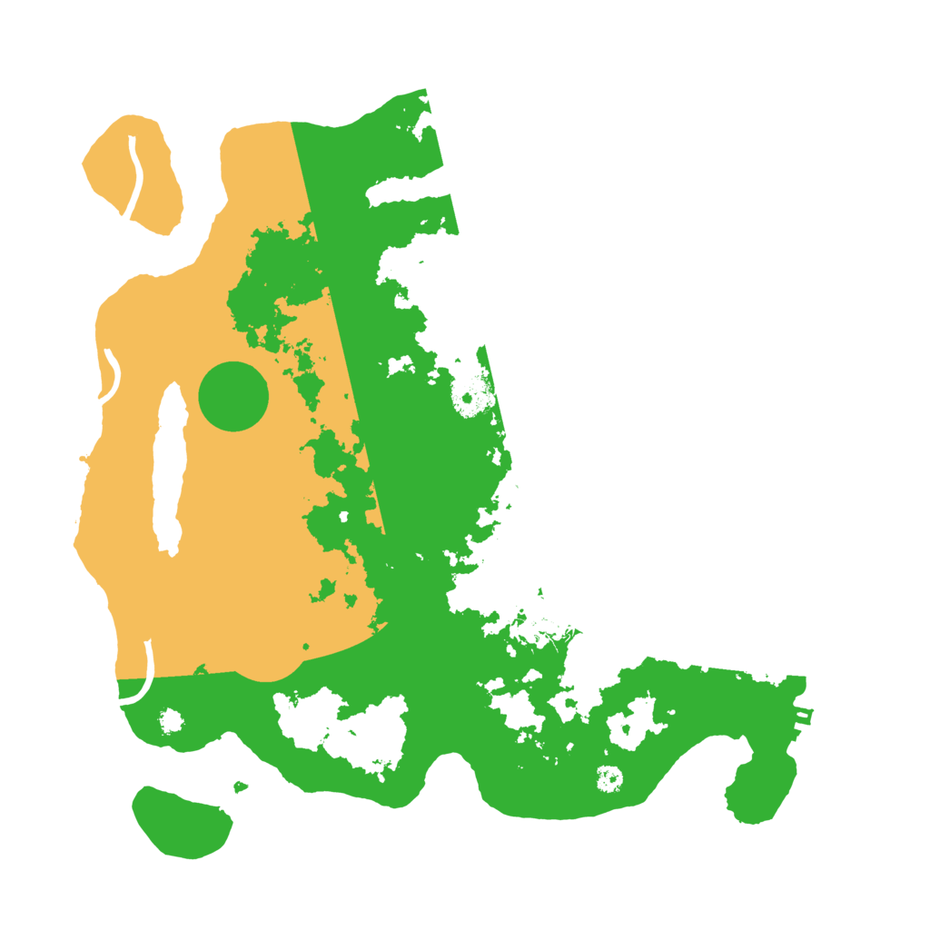 Biome Rust Map: Procedural Map, Size: 3500, Seed: 73132617
