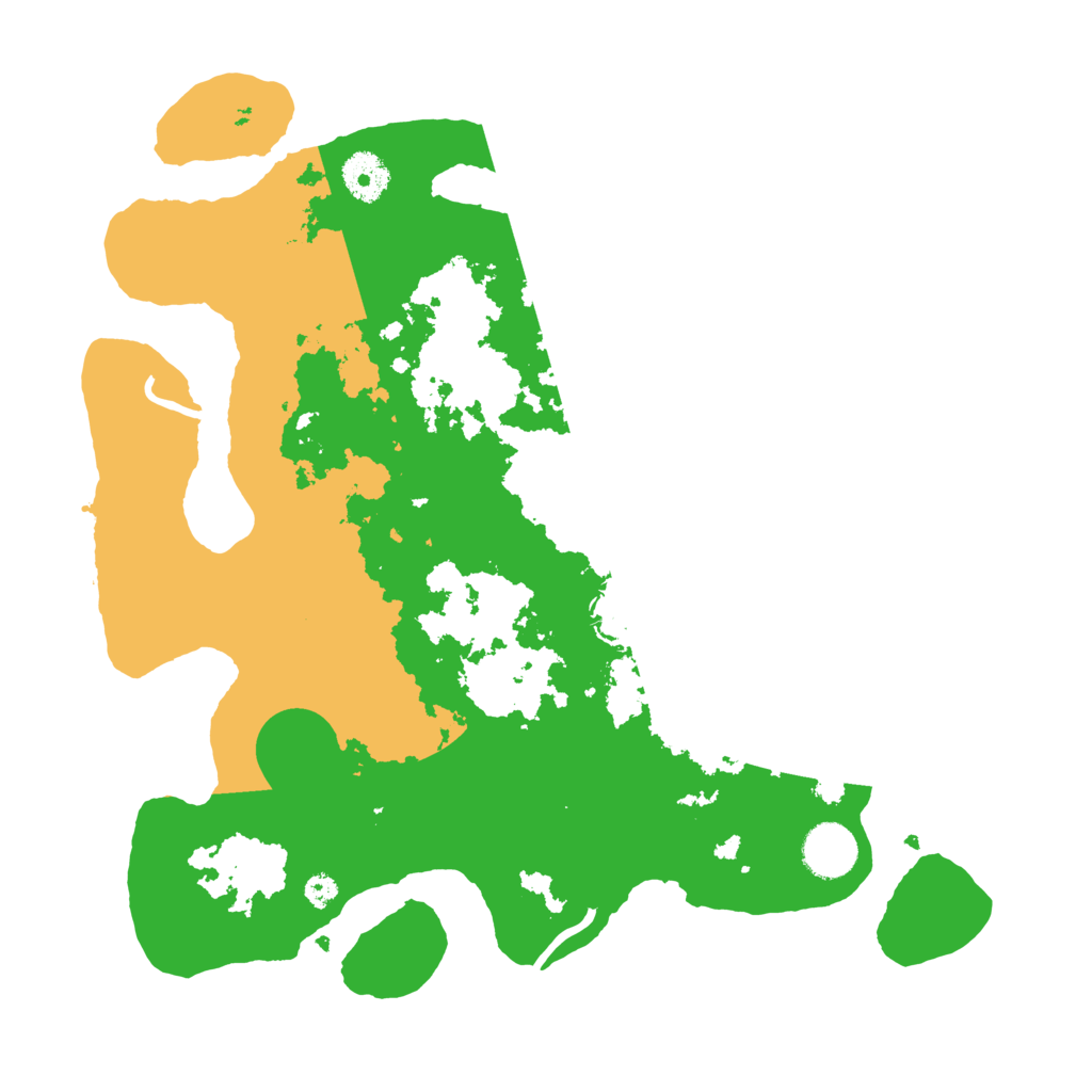 Biome Rust Map: Procedural Map, Size: 3500, Seed: 648204